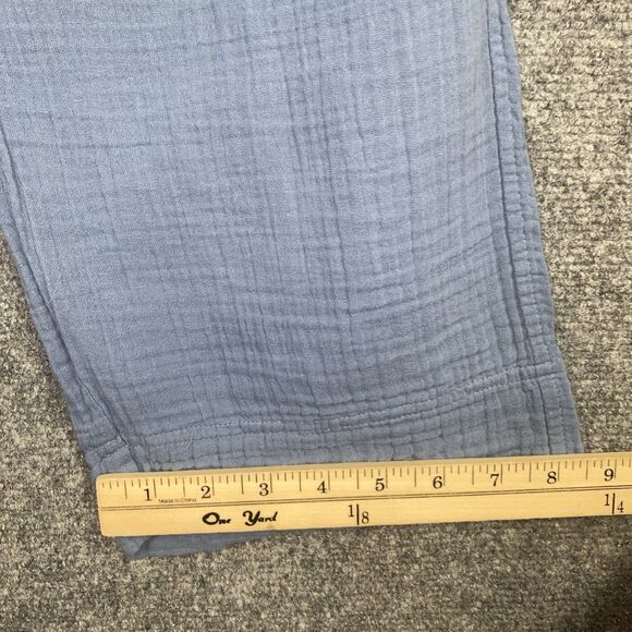 Dylan Pants Womens Size L Blue Gauzy Ankle Pull on Beach Lounge - Picture 8 of 9